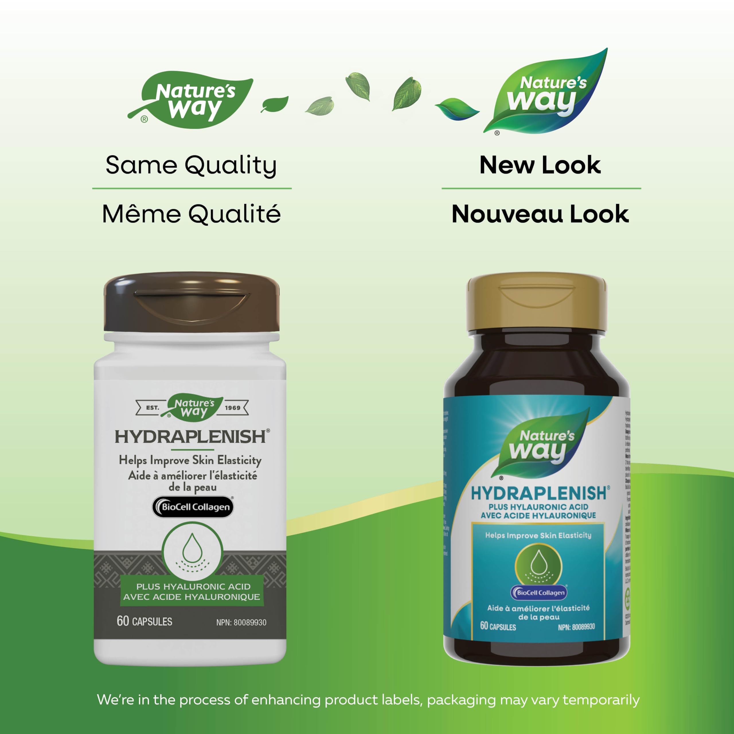 Nature's Way cápsulas en mano para dosificación diaria y comodidad