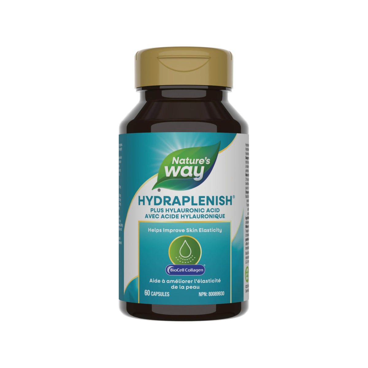 Nature's Way empaque frontal mostrando suplemento y beneficio estético