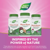 Nature's Way sello Non-GMO Project visible para confianza y trazabilidad