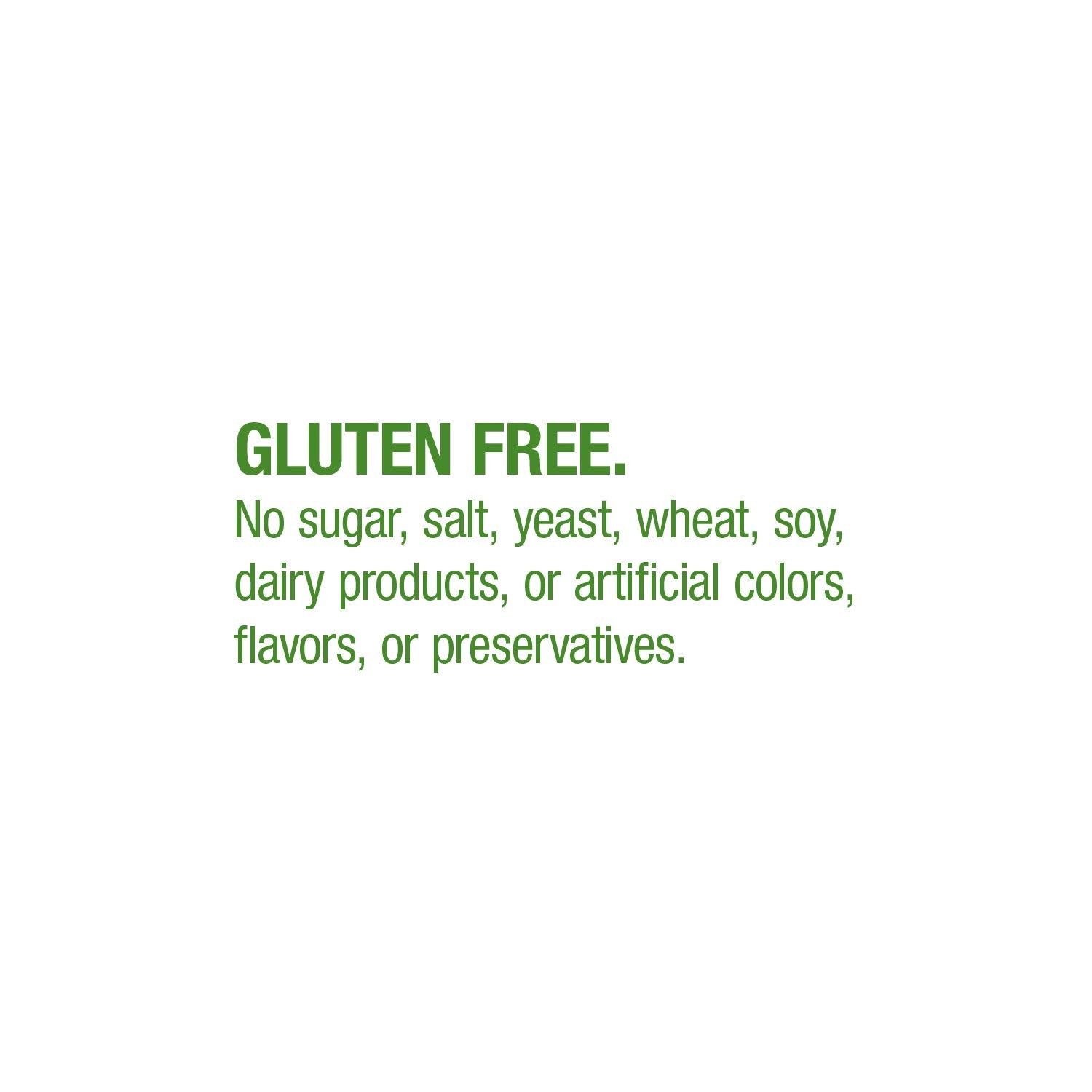 Nature's Way ingredientes vegetales listados en etiqueta para dietas libres