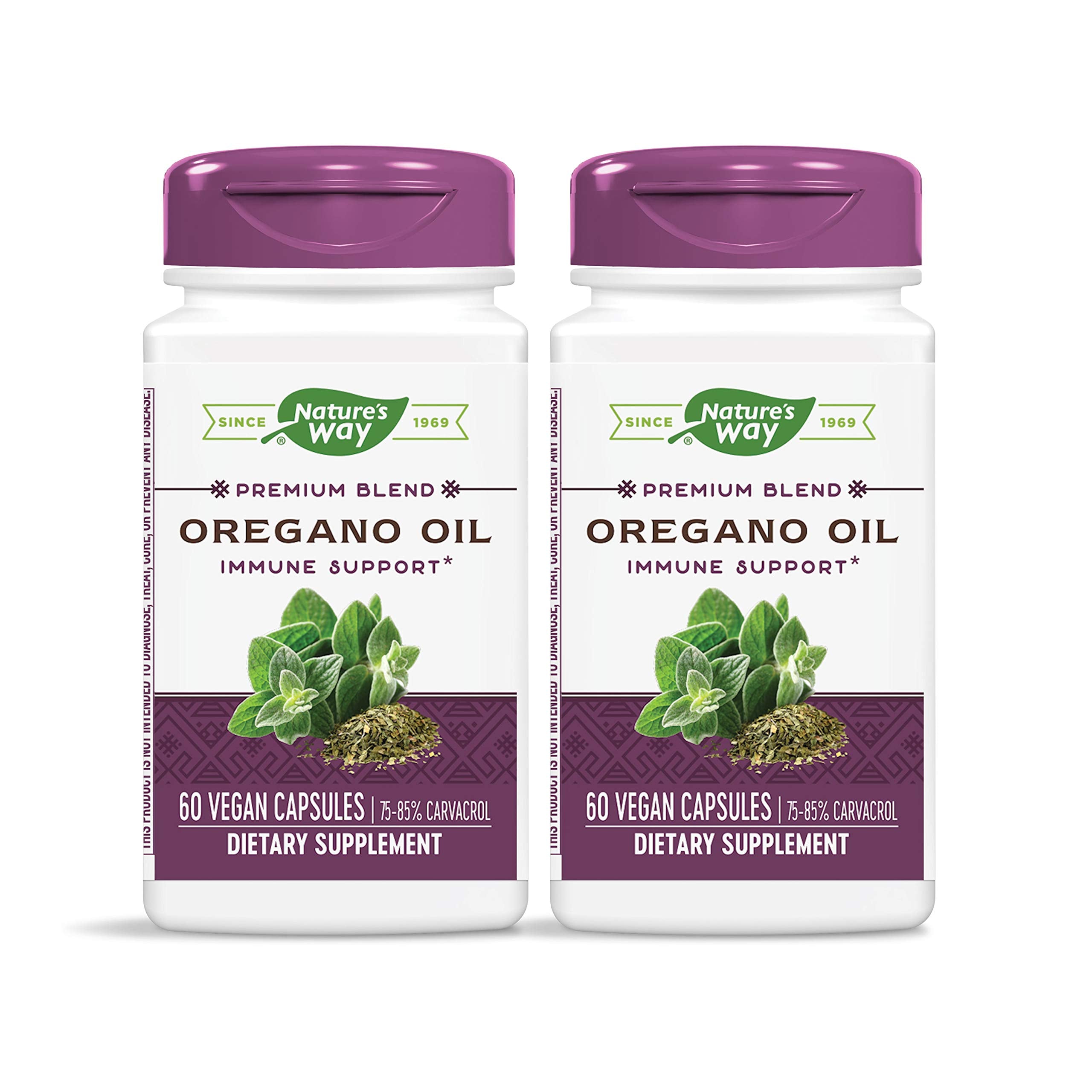 Nature's Way frasco frontal mostrando etiquetado claro y beneficios