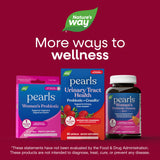 Nature's Way etiqueta nutricional clara con CFU y PACs visibles