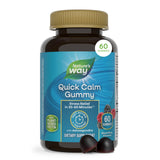 Nature's Way botella frontal mostrando Quick Calm y beneficio relajación rápida