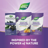 Nature's Way pastilla junto a objeto cotidiano para comparar tamaño y portabilidad