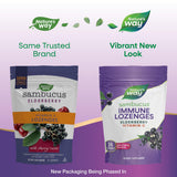 Nature's Way close-up de textura para ver ingredientes y pureza