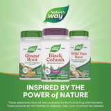 Nature's Way sellos vegano y Non-GMO que certifican pureza