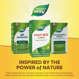 Nature's Way producto junto a un desayuno saludable, apoya energía diaria
