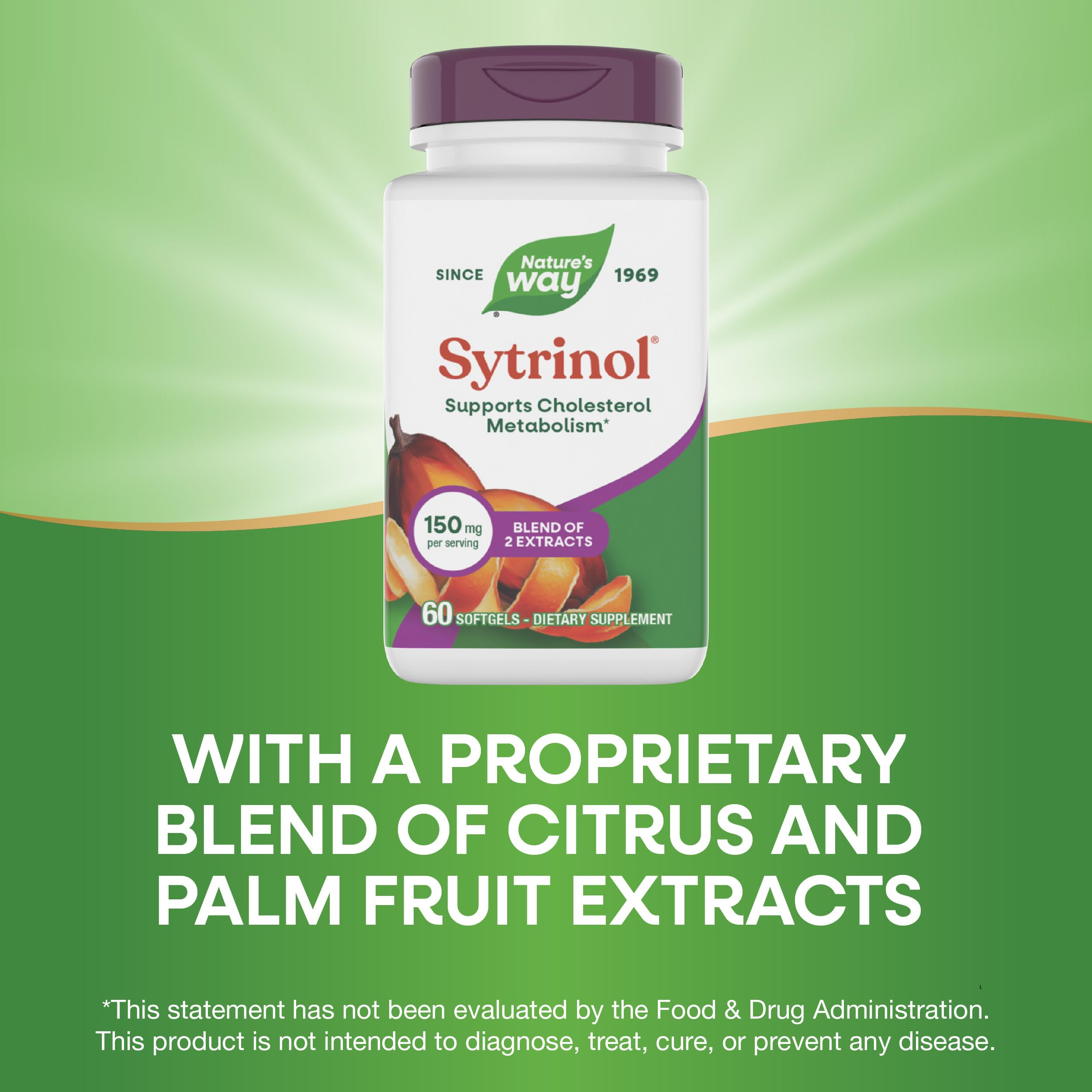 Etiqueta Nature's Way Sytrinol con información nutricional y claridad de ingredientes
