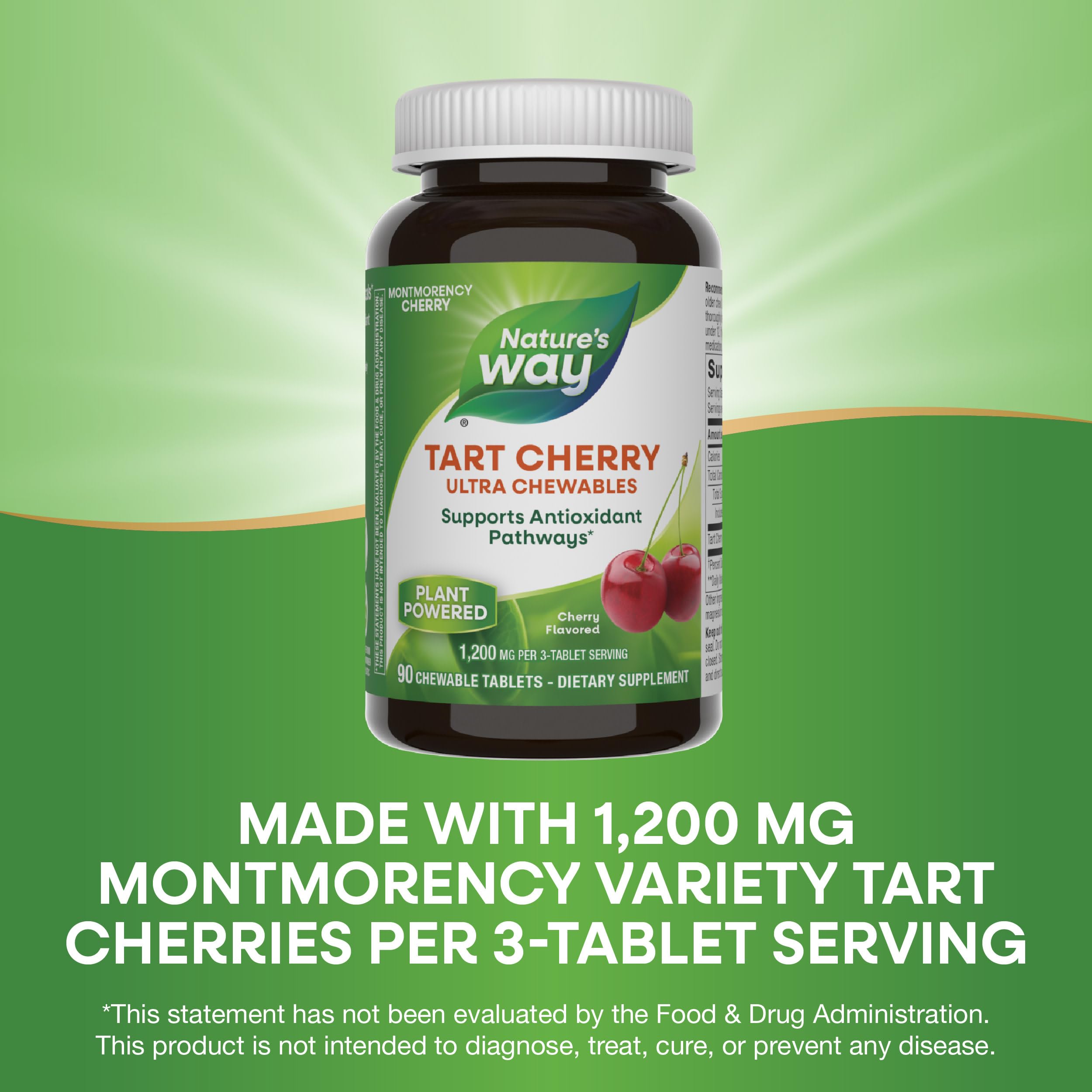 Nature's Way bote abierto con comprimidos listos para consumo práctico