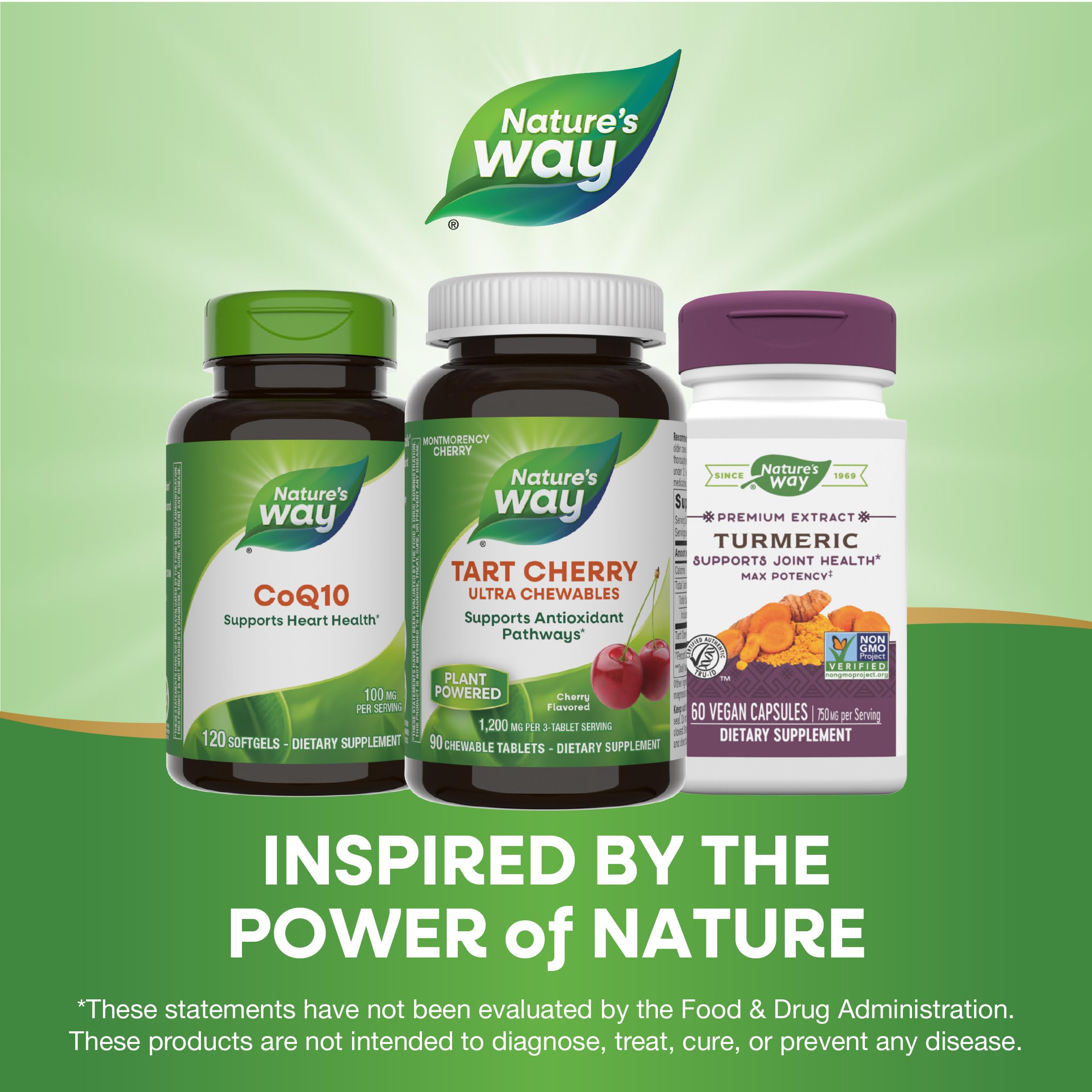 Nature's Way etiqueta nutricional y ingredientes para transparencia del producto