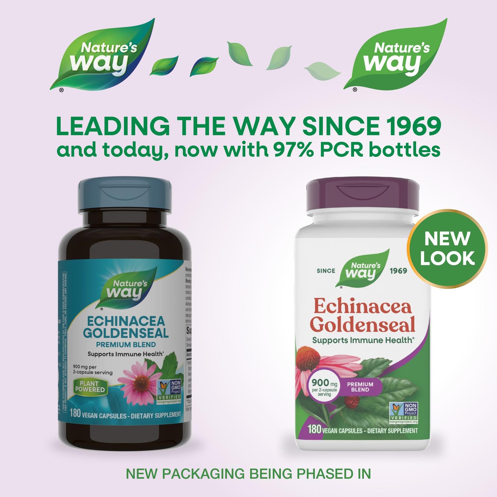 Nature's Way detalle de cápsulas veganas muestra textura y pureza