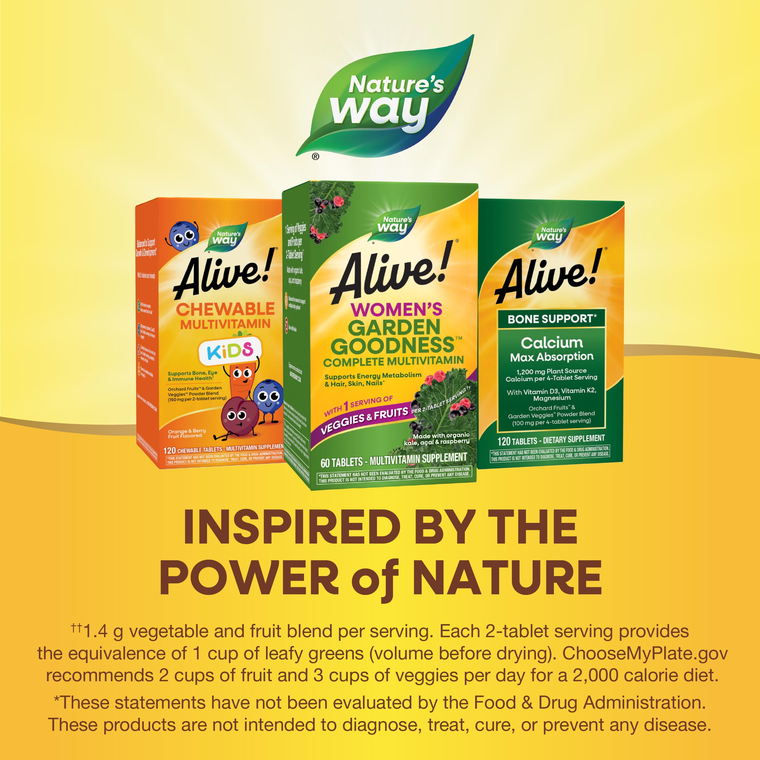 Nature's Way suplemento en rutina diaria mostrando facilidad de uso