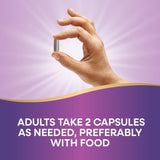 Nature's Way etiqueta nutricional y ingredientes visible para ver la dosis