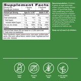 Nature's Way etiqueta nutricional enfocada y claridad en contenido