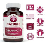Natures Wellness cápsulas vegetales en primer plano, fácil de tragar y convenientes