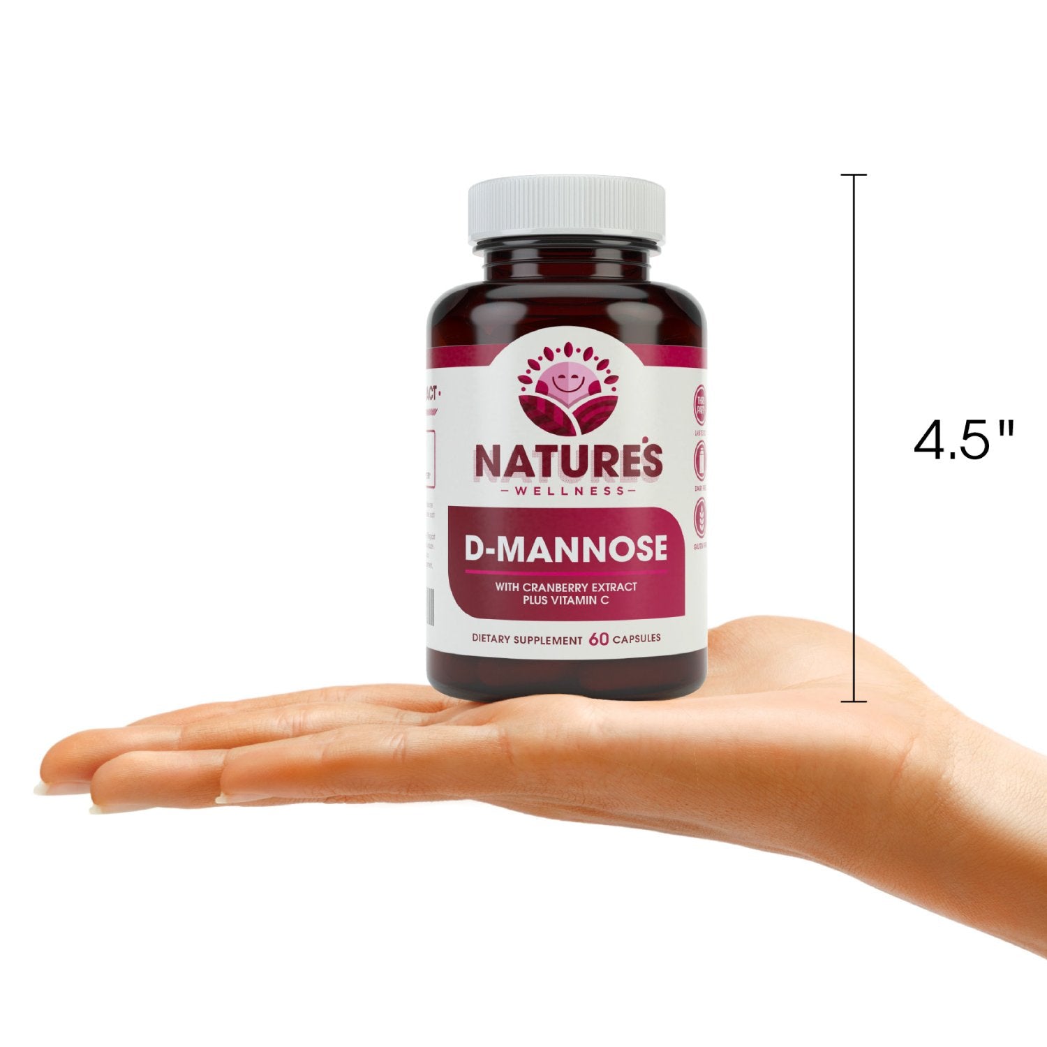 Natures Wellness producto en baño junto a toalla sugiriendo uso diario práctico
