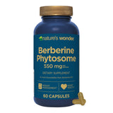 Nature's Wonder frasco frontal mostrando etiqueta y beneficio metabólico