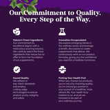 Natures Craft etiqueta nutricional legible, muestra información clara y transparencia