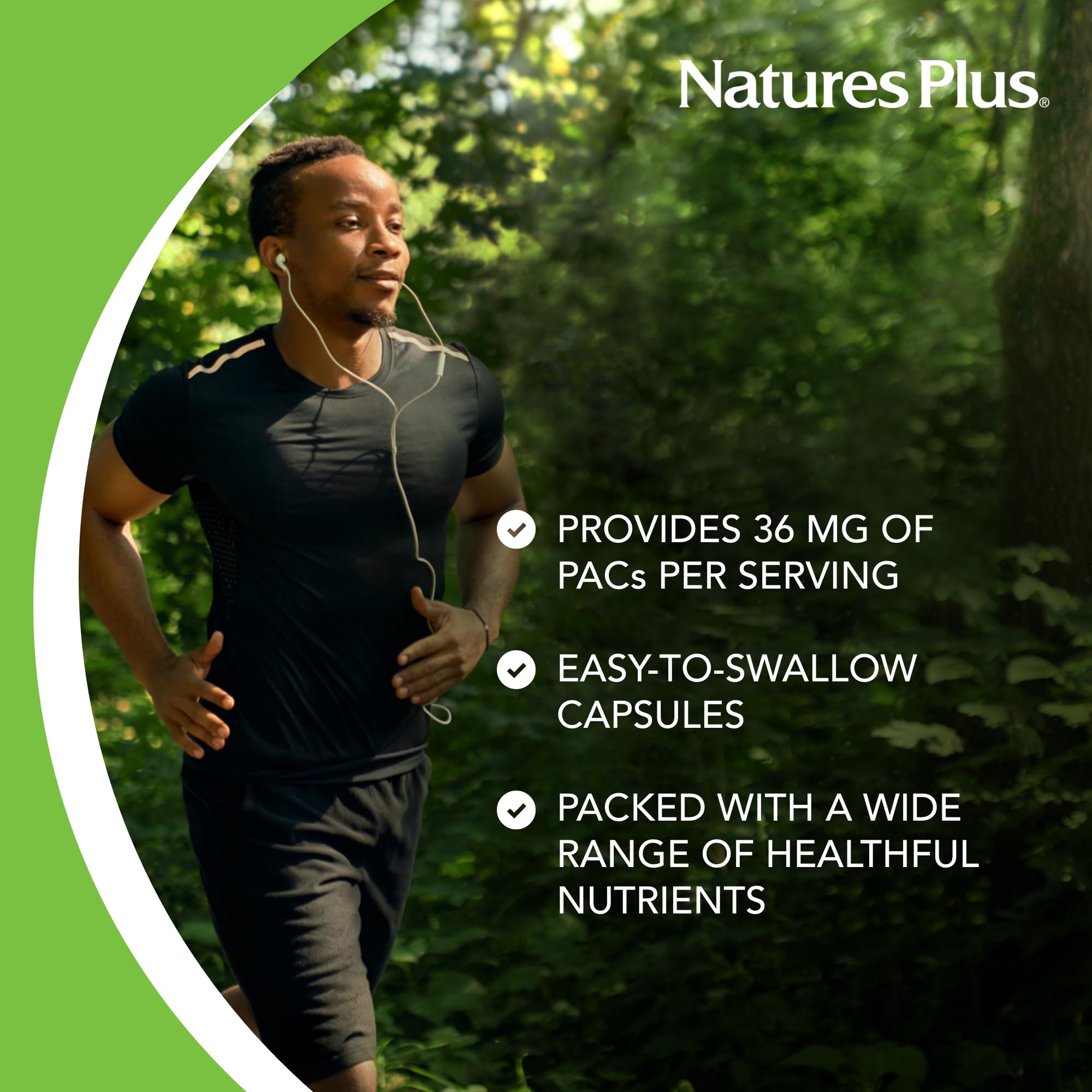 NaturesPlus polvo de arándano resaltando pureza y concentración