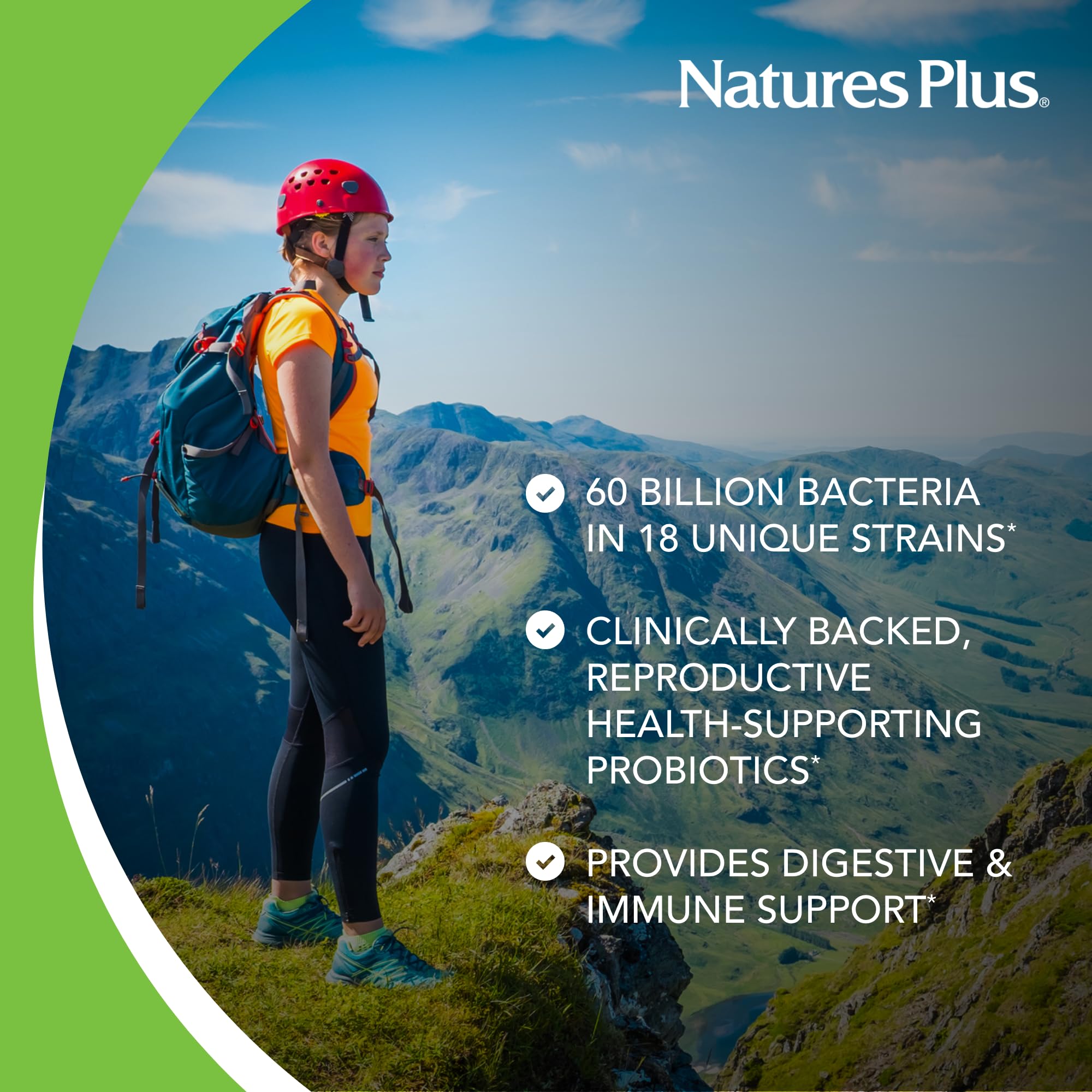 Nature's Plus cápsula en mano mostrando tamaño y facilidad de uso