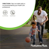 NaturesPlus etiqueta con información nutricional que destaca la calidad y trazabilidad