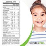 NaturesPlus botella junto a objetos para ver escala y cantidad de servicio