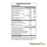 NaturesPlus comparación de tamaño del frasco para visualizar 30 servicios diarios