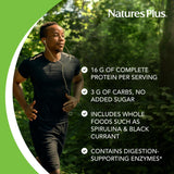 NaturesPlus etiqueta nutricional clara con información por ración