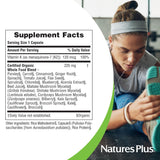 NaturesPlus etiqueta con certificaciones USDA Organic y Non-GMO para confianza