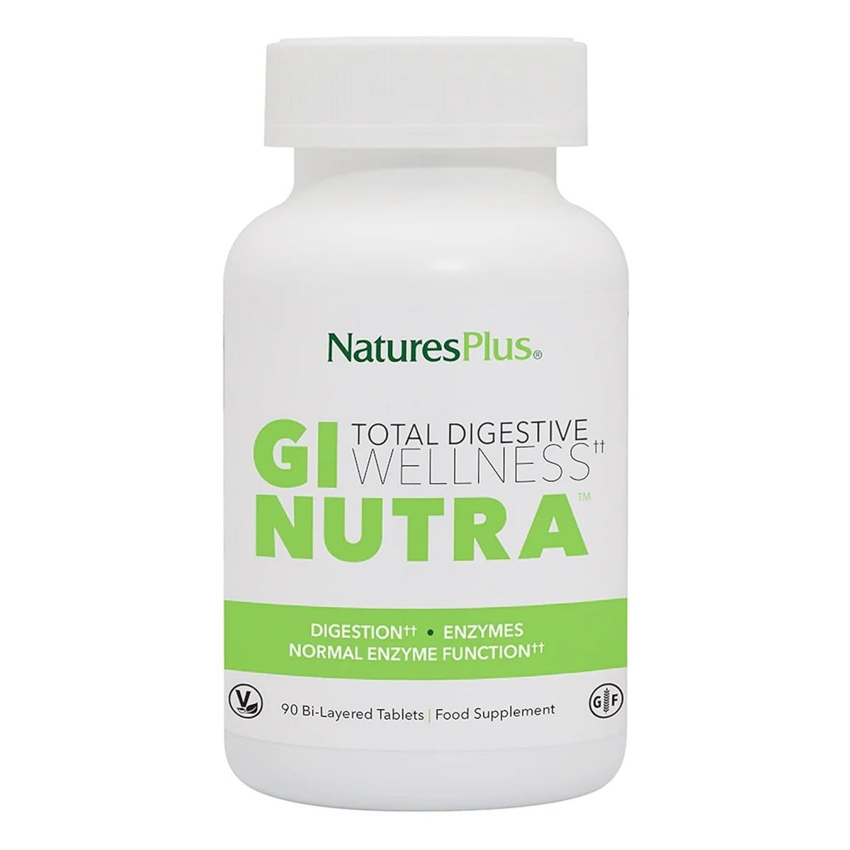 NaturesPlus frasco delantero mostrando etiqueta clara y beneficios