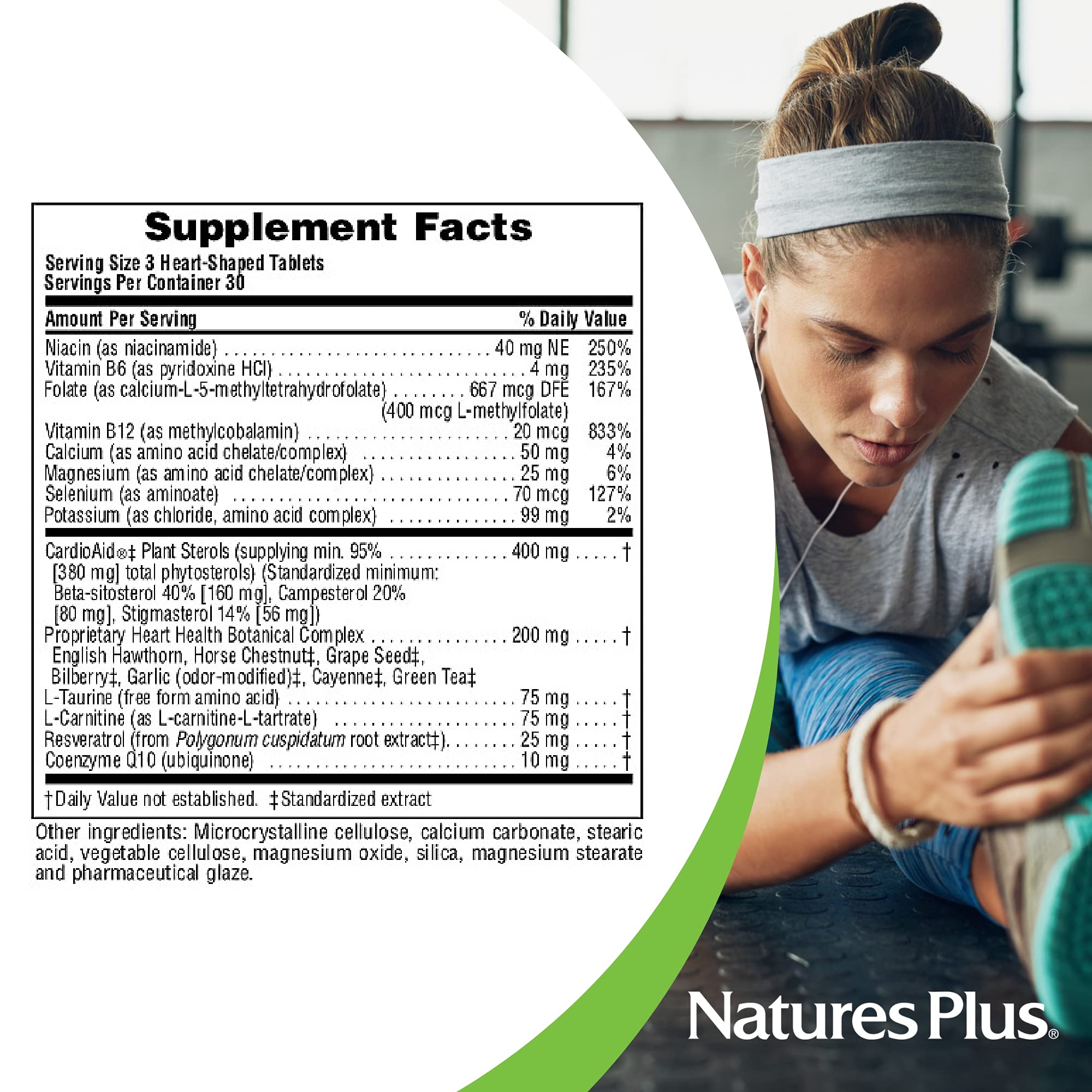 NaturesPlus Heartbeat textura de la tableta que destaca calidad y acabado