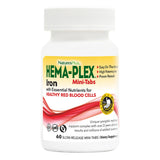 NaturesPlus Hema-Plex frente del envase mostrando información clara y beneficios