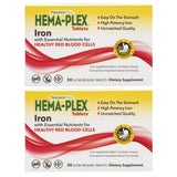 NaturesPlus Hema-Plex frontal muestra etiqueta y beneficios clave