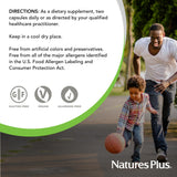 NaturesPlus primer plano de ingredientes activos y cofactores