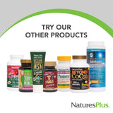 NaturesPlus sello de calidad cGMP y registro FDA/NSF visible