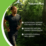 NaturesPlus etiqueta con lista de ingredientes y cantidades para transparencia y dosificación precisa