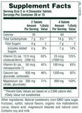 NaturesPlus etiqueta con instrucciones y lecciones de uso legibles