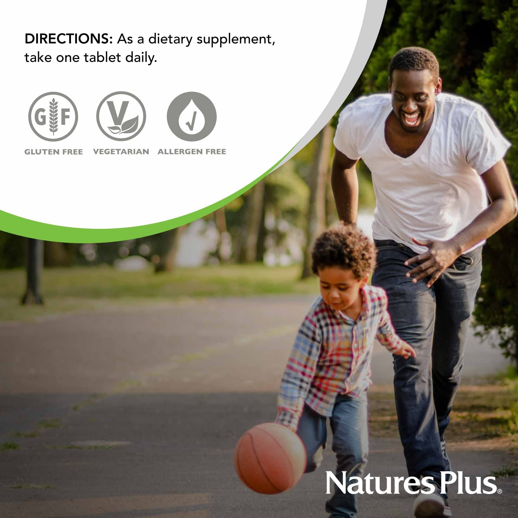 NaturesPlus gráfico de liberación sostenida explicando liberación gradual