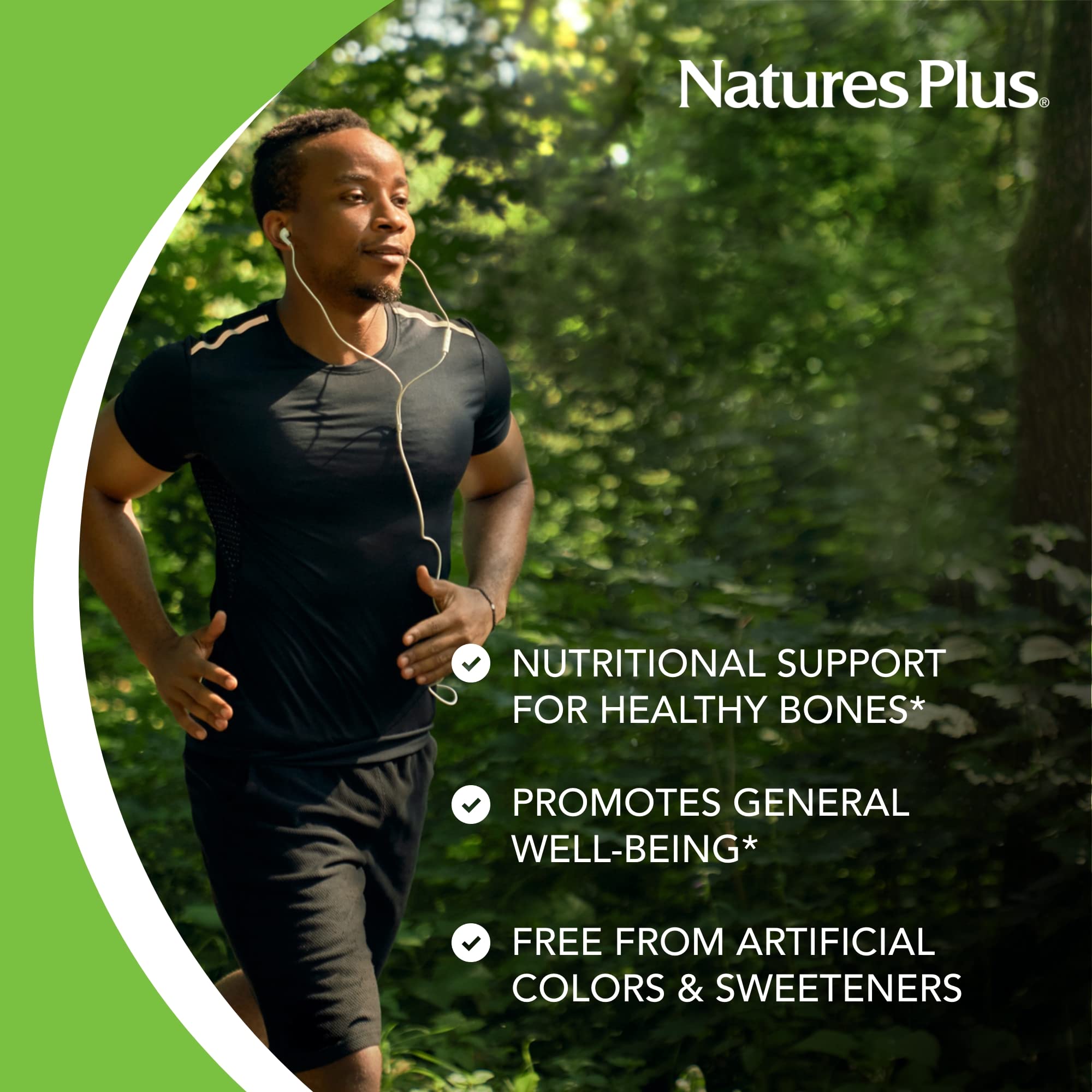 NaturesPlus junto a objetos cotidianos, compara tamaño y porciones del envase