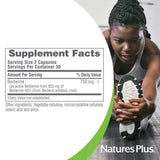NaturesPlus PRO Berberine botella abierta con cápsulas visibles, uso práctico
