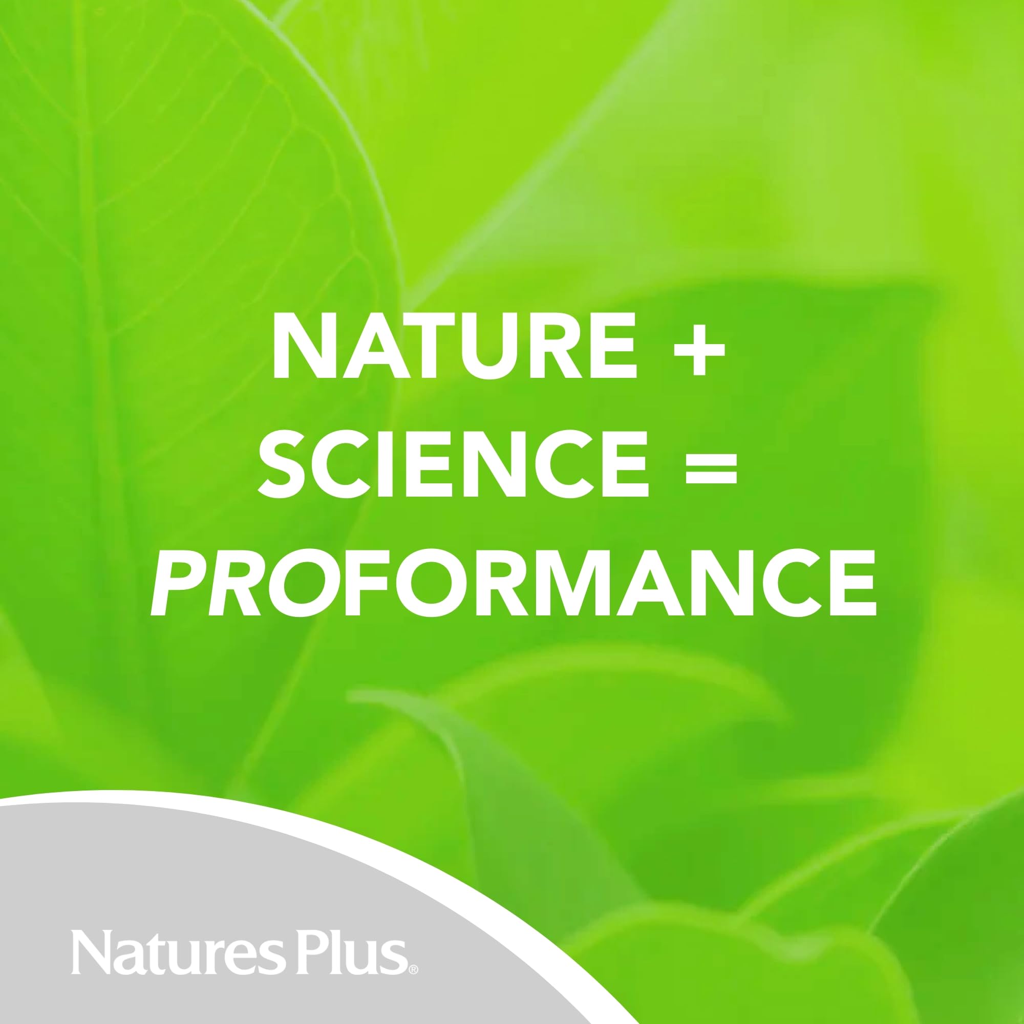 NaturesPlus vista lateral del embalaje destacando sellos de calidad y cGMP