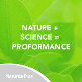 NaturesPlus vista lateral del embalaje destacando sellos de calidad y cGMP