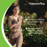 NaturesPlus polvo de extracto de arándano para apreciar pureza y textura