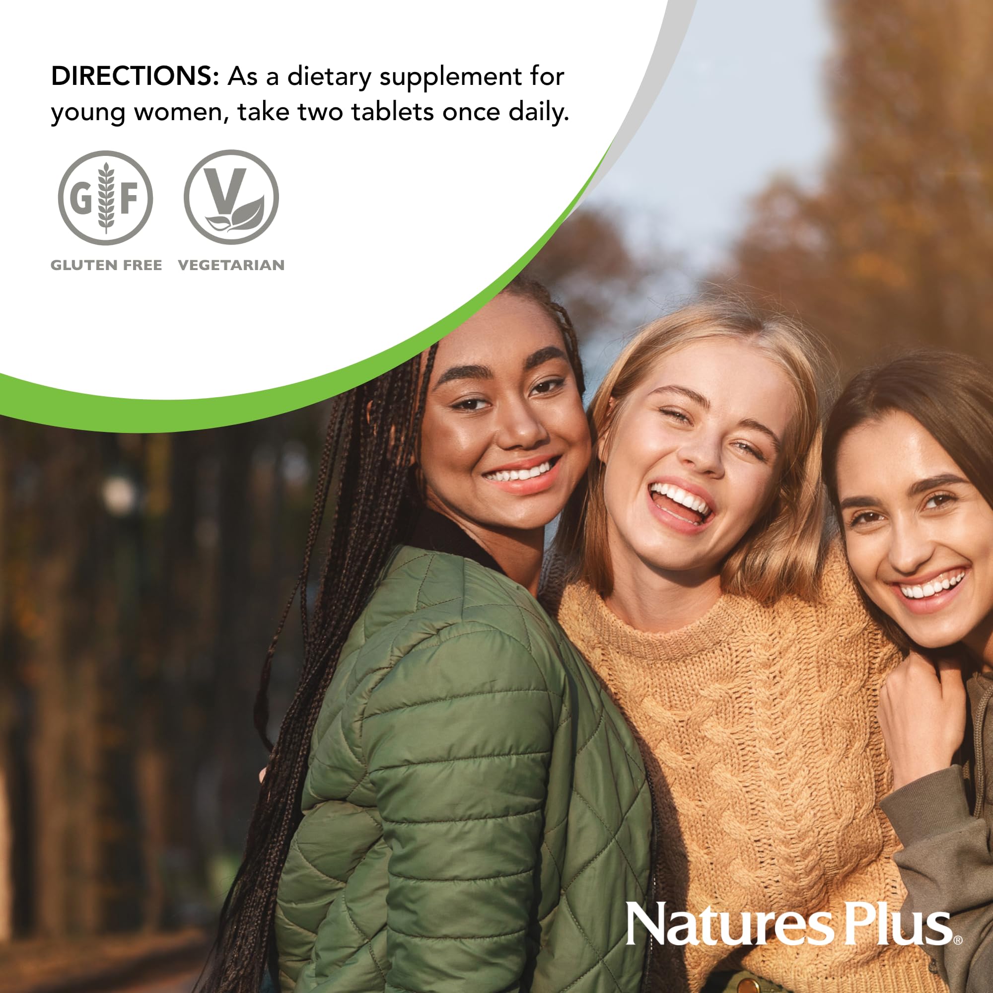 NaturesPlus tabletas junto a mochila escolar indicando uso práctico diario
