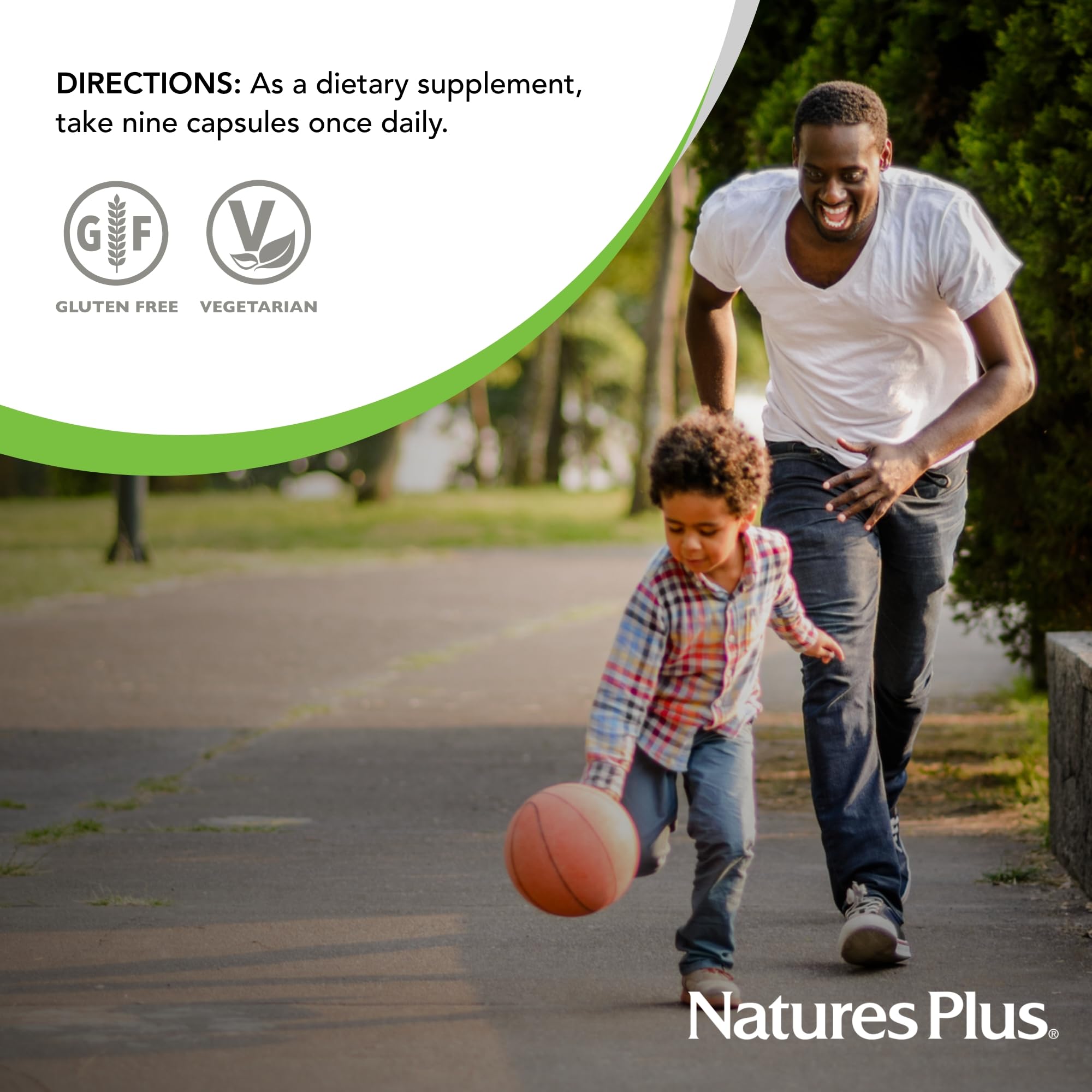 NaturesPlus Source of Life en mesa de desayuno como apoyo a la energía diaria