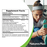 NaturesPlus comparación de tamaño de frasco para evaluar cantidad