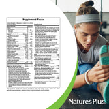 NaturesPlus botella de Source of Life GOLD junto a batido matinal, integración fácil en rutinas diarias