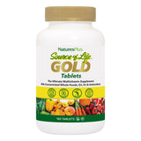 NaturesPlus frasco Source of Life GOLD mostrando el frente, claridad del producto