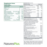 NaturesPlus raíz de ginseng ilustrando botánicos para energía natural
