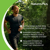NaturesPlus etiqueta con información de ingredientes y calidad cGMP